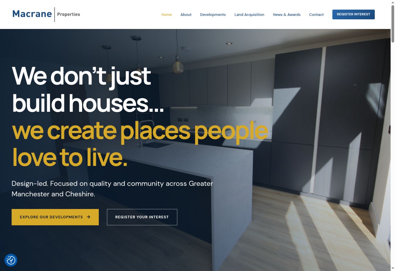 Macrane Properties website designed and built by simpul